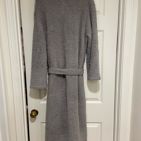 NEW Barefoot Dreams Cozy Chic Gray Robe - Picture 10 of 14